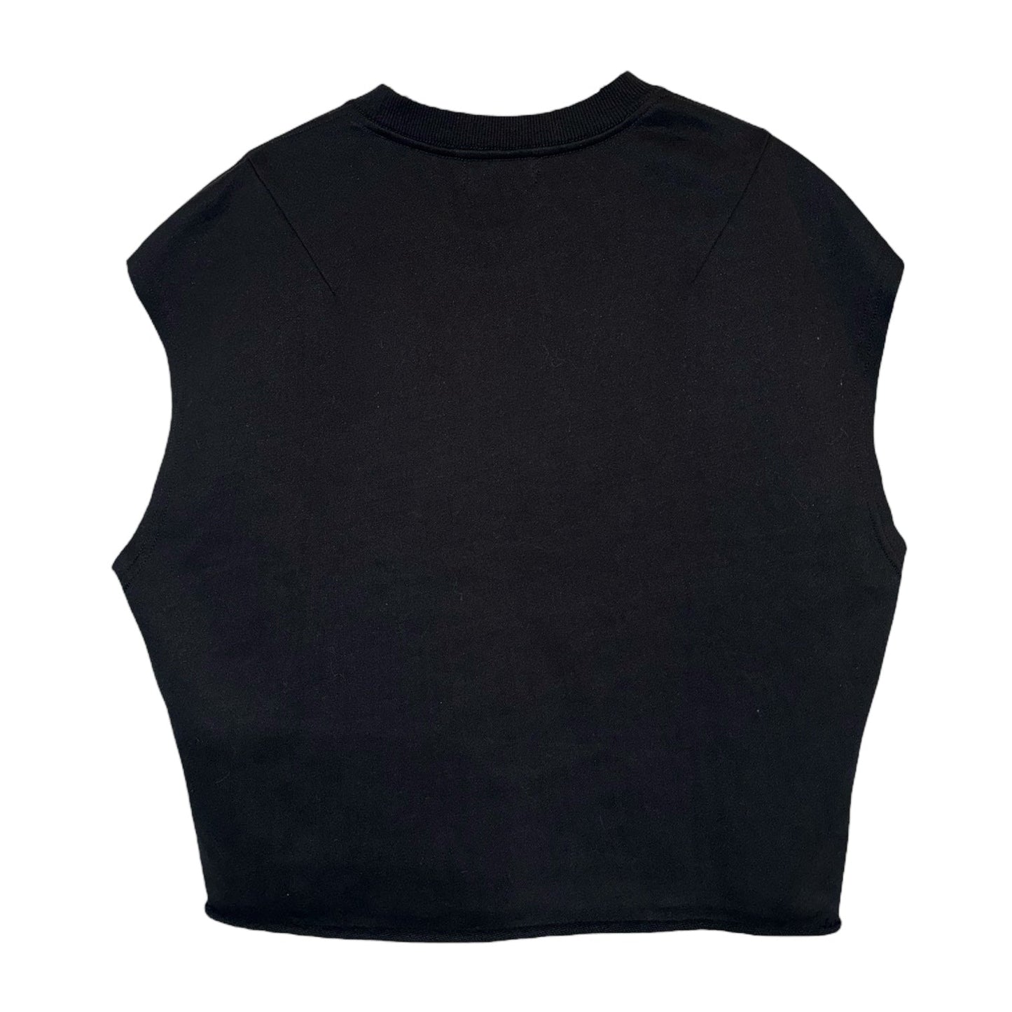 Black Boxy Fit Tank Top
