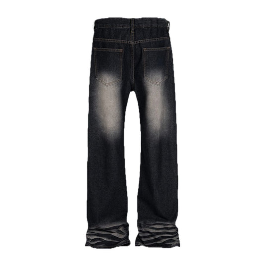 Black Line Flare Jeans