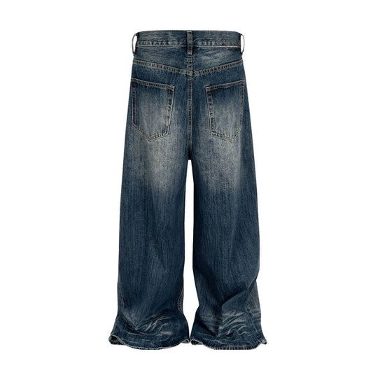 Blue Navy Baggy Jeans