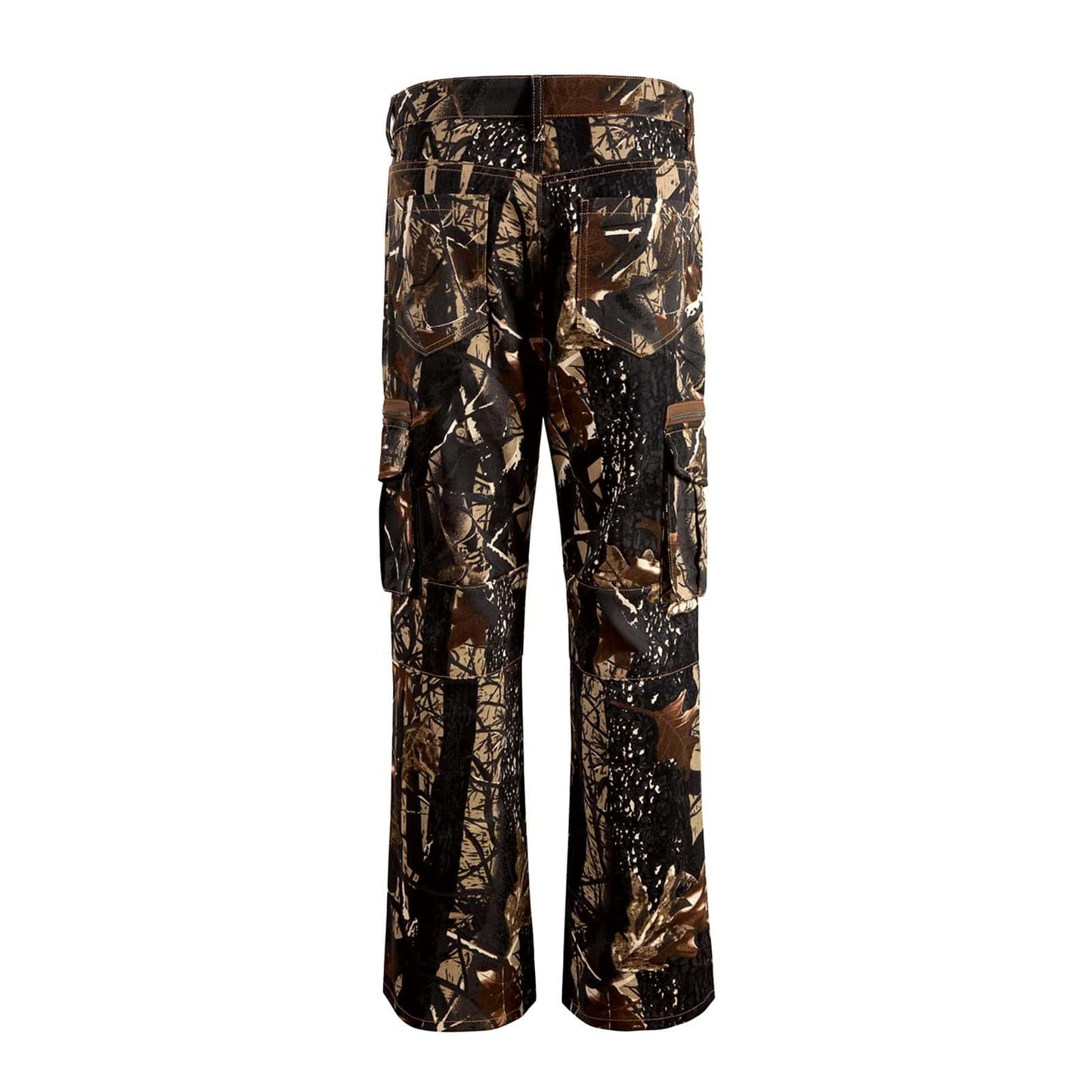 Brown Forest Flare Jeans