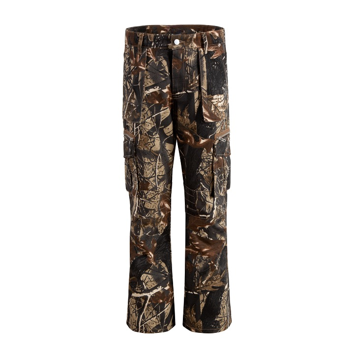 Brown Forest Flare Jeans