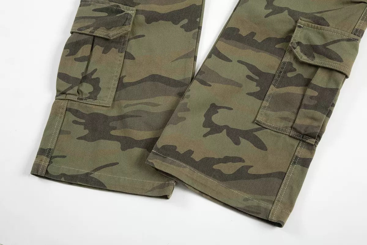 Camo Flare Jeans