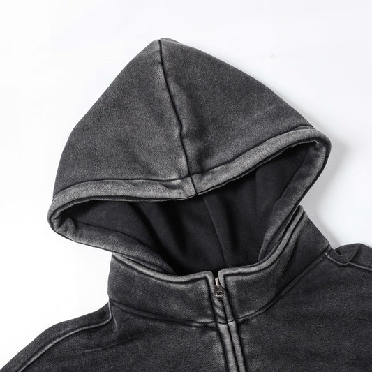 Faded black Hoodie