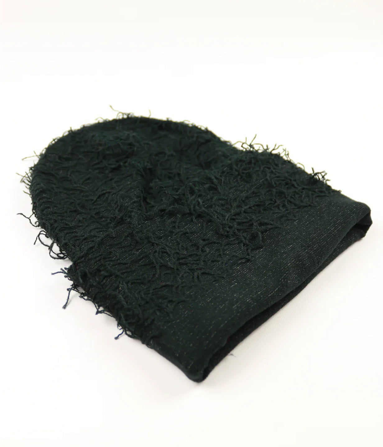 Frayed Black Balaclava