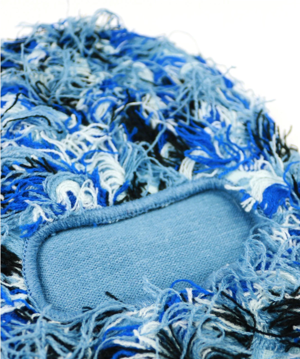Frayed Blue Balaclava