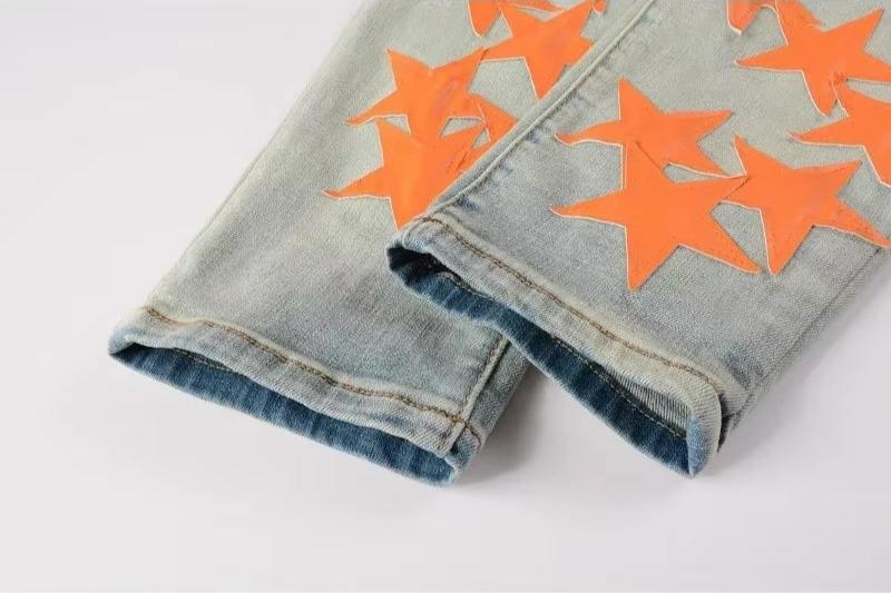 Orange Star Jeans