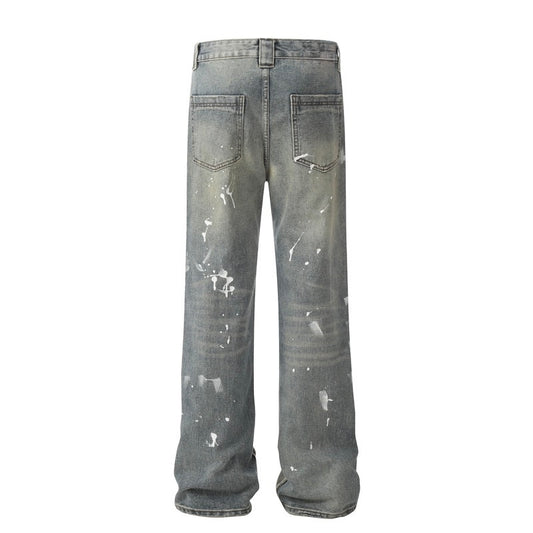Painted Flare Jeans