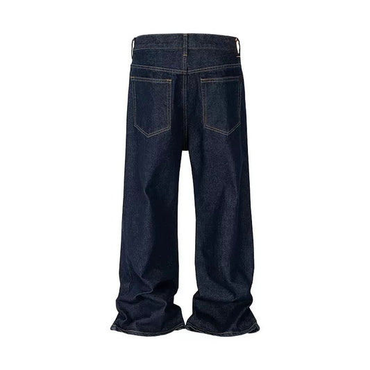 Raw Denim Flare Jeans