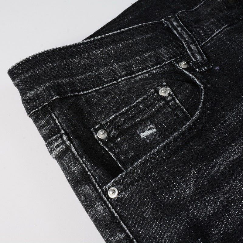 Schwarze Savage Jeans