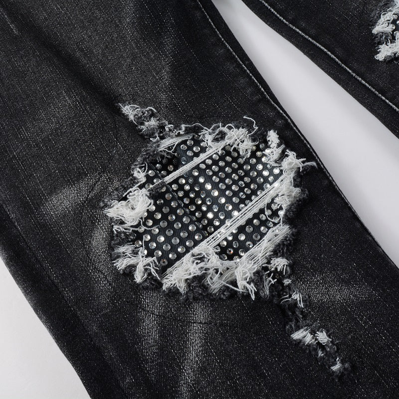 Schwarze Savage Jeans