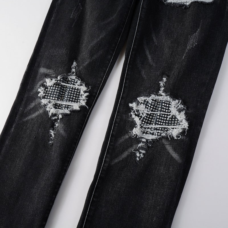 Schwarze Savage Jeans