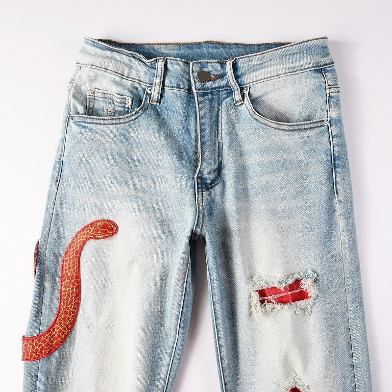 Anaconda Blaue Jeans