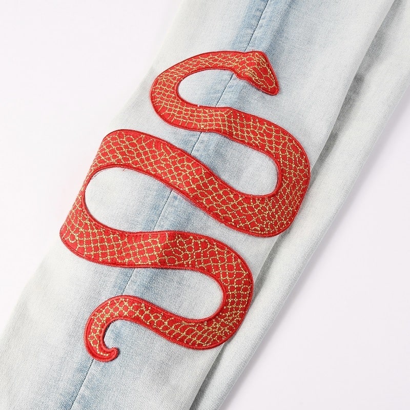 Anaconda Blaue Jeans