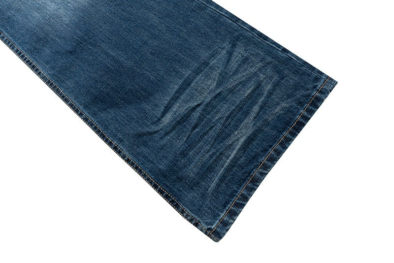 Blaue Baggy-Jeans