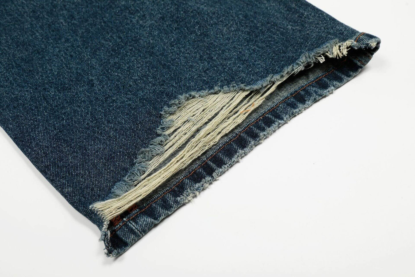 Blaue Shot Baggy Jeans