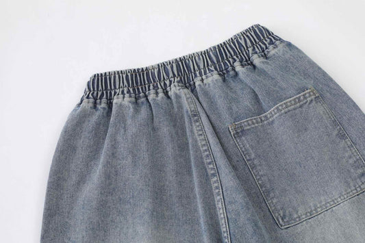 Blaue Infinity Shorts Jeans