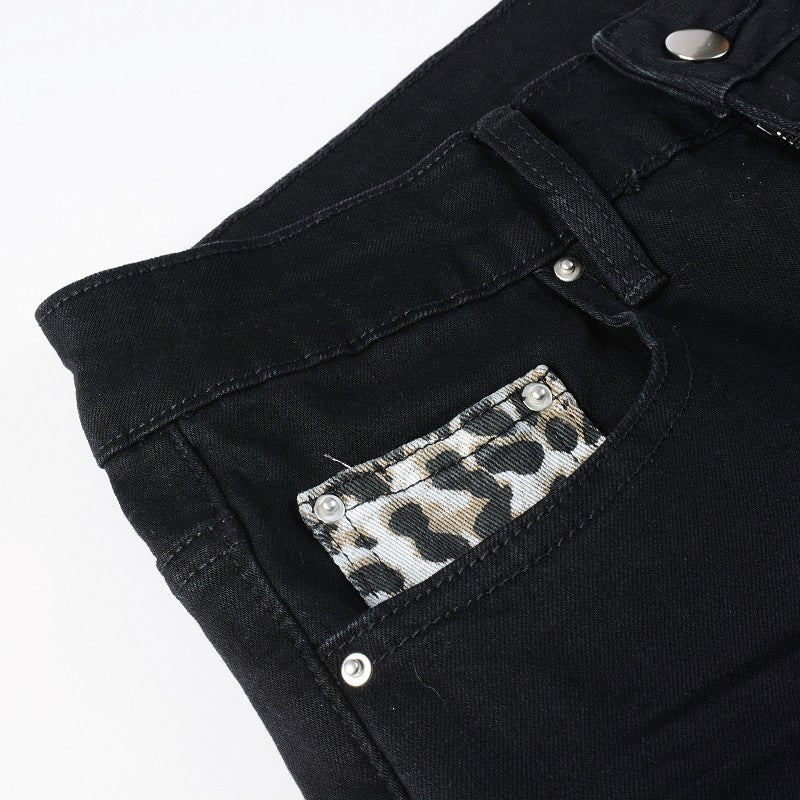 Jeans mit Jaguar-Patch
