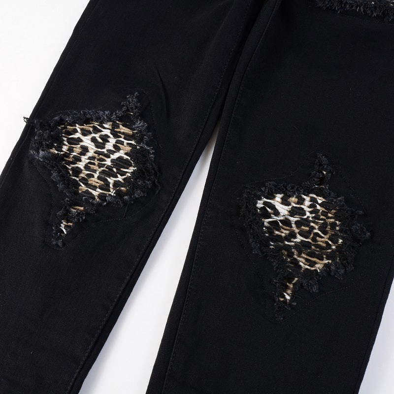 Jeans mit Jaguar-Patch