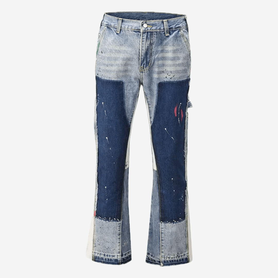 Farbgebung Schlagjeans