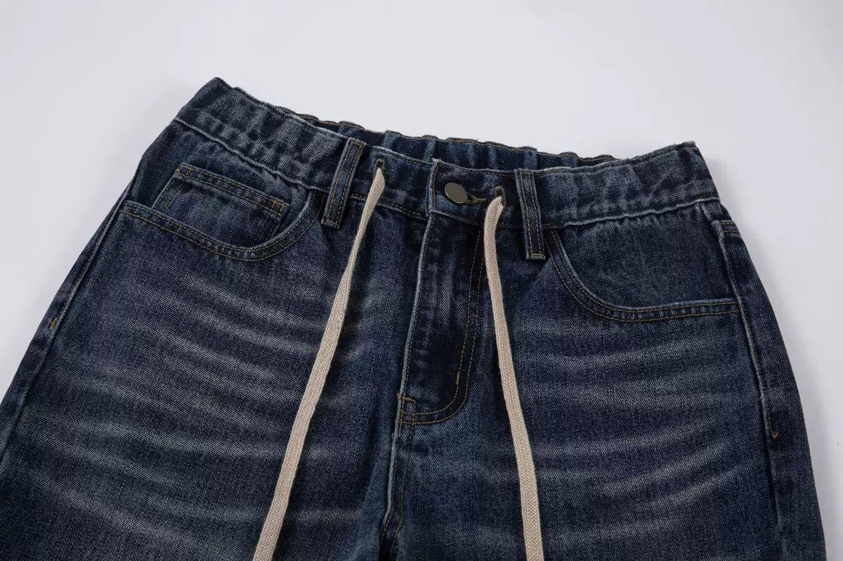 Geschnürte Baggy Jeans