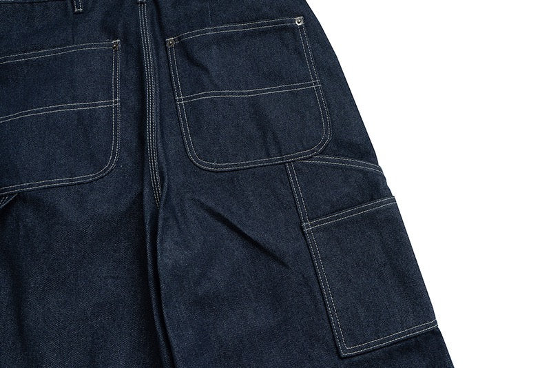 Baggy-Jeans aus Raw Denim