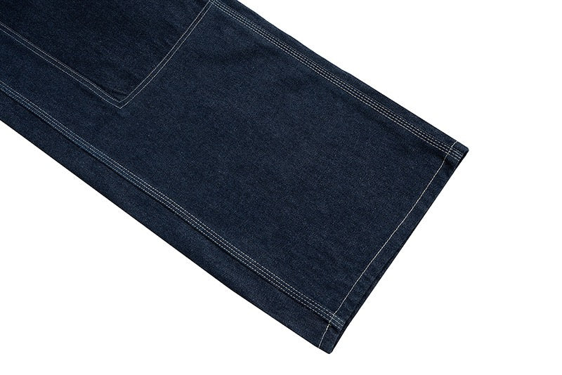 Baggy-Jeans aus Raw Denim