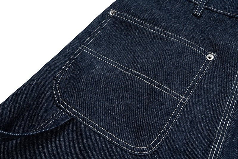 Baggy-Jeans aus Raw Denim