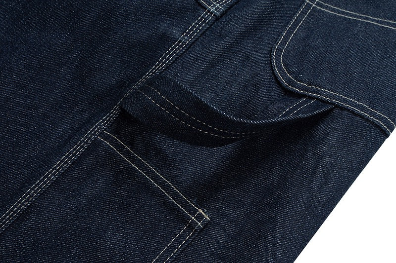 Baggy-Jeans aus Raw Denim