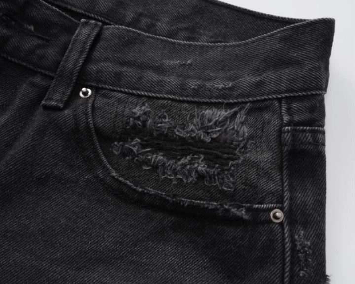 Schwarze Rocket Shorts Jeans