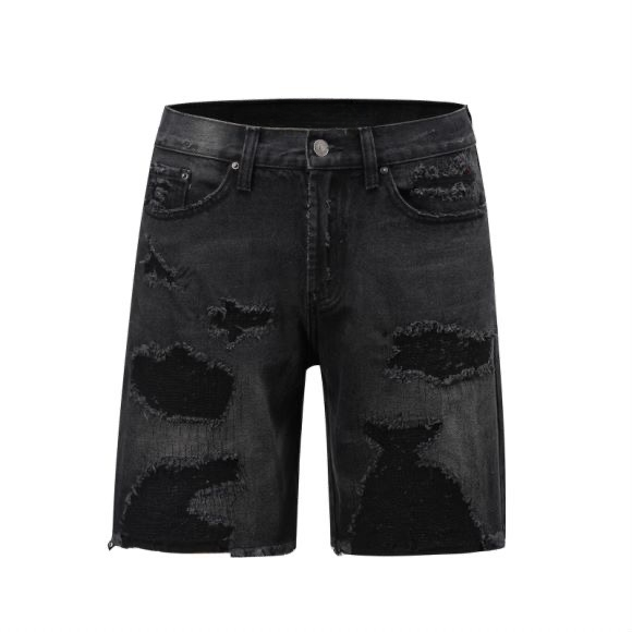 Schwarze Rocket Shorts Jeans
