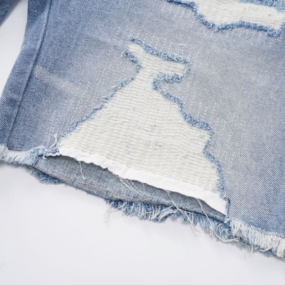 Blaue Rocket Shorts Jeans