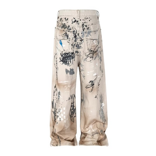 Sketch Baggy Jeans