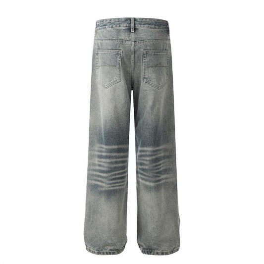 Stone Lines Baggy Jeans