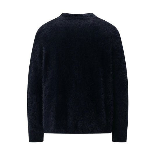 Schwarzer kuscheliger Pullover