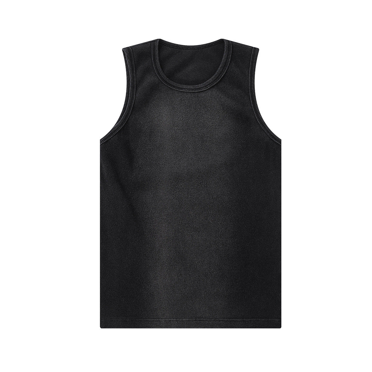 Verwaschenes schwarzes Tanktop