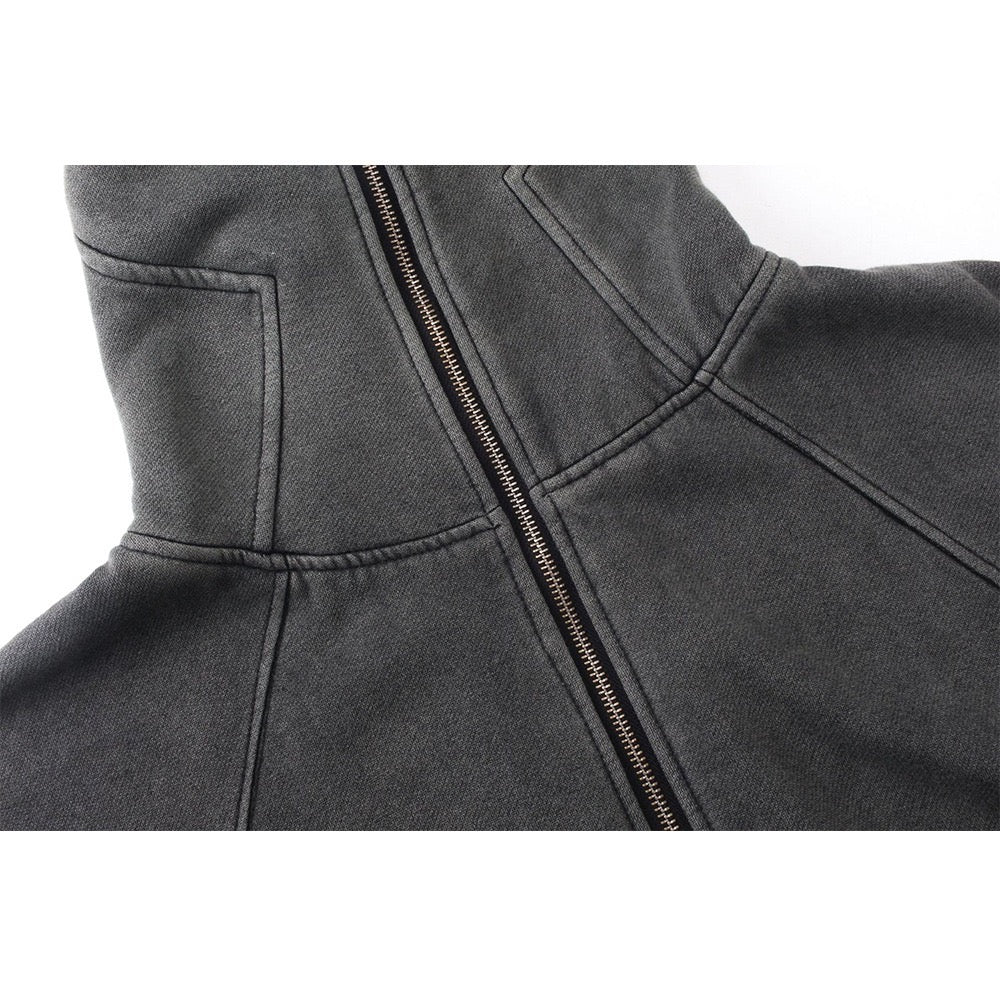 Kapuzenjacke mit Reißverschluss und Maske