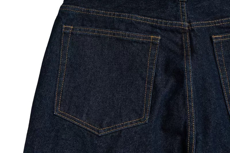 Raw Denim Schlagjeans