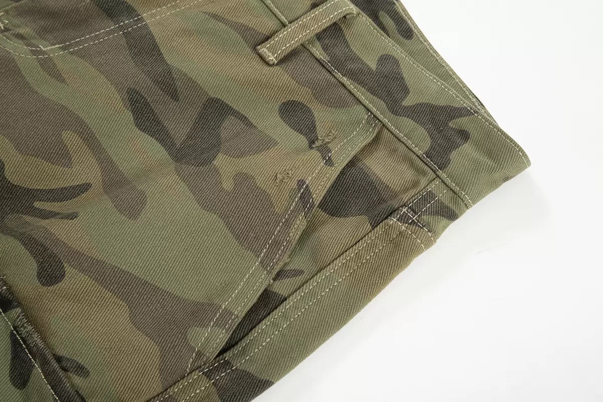 Camo Flare Jeans