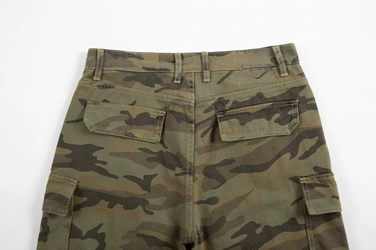 Camo Flare Jeans