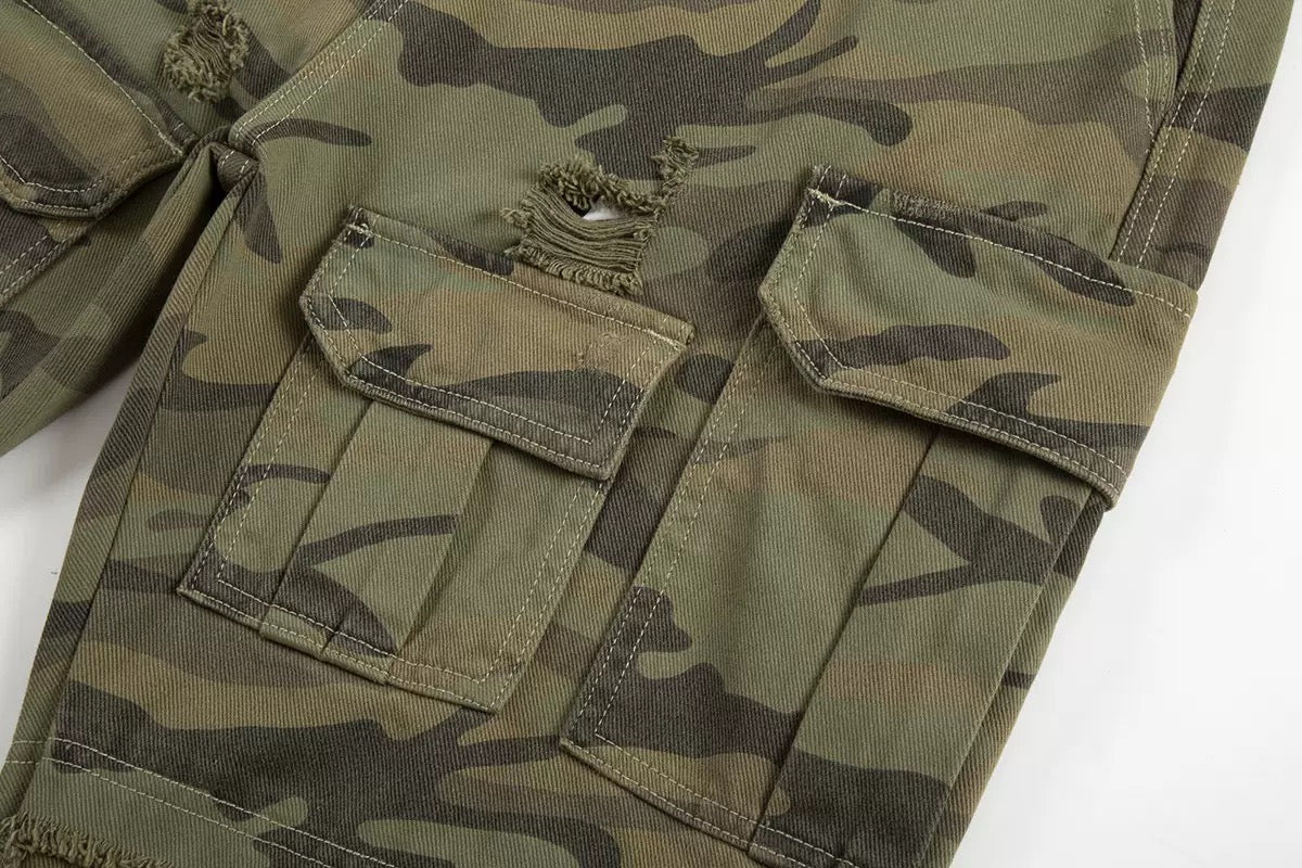Camo Flare Jeans