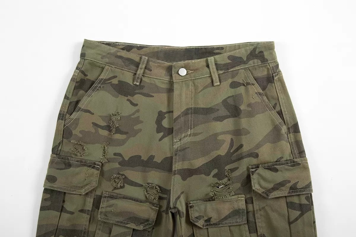 Camo Flare Jeans