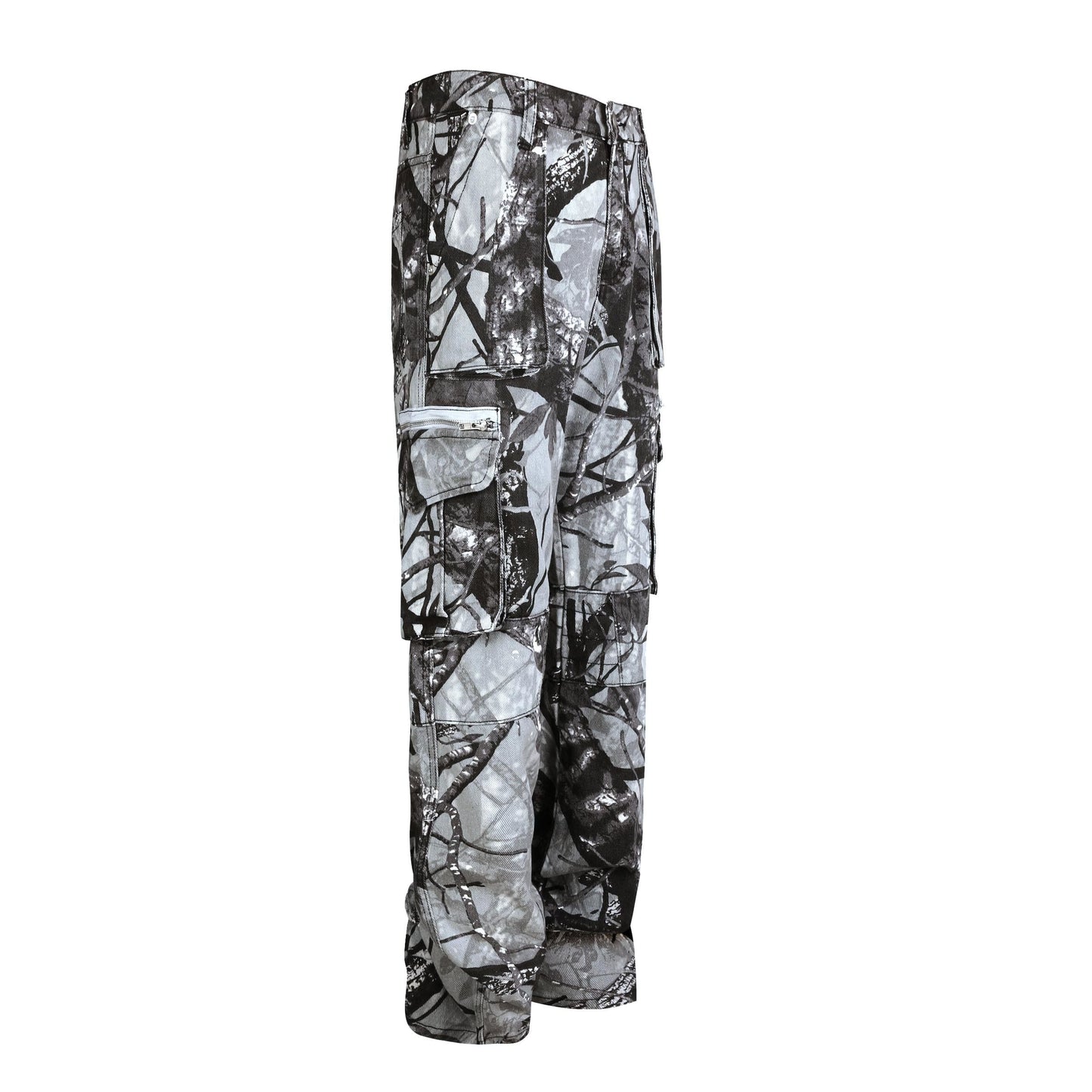 Grey Forest Flare Jeans