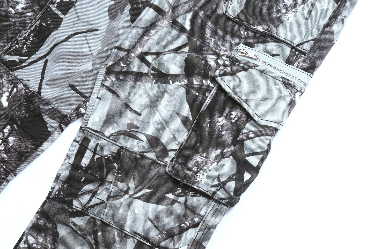 Grey Forest Flare Jeans