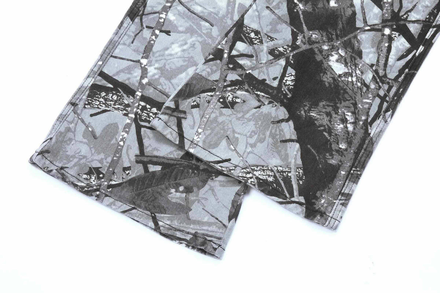 Grey Forest Flare Jeans