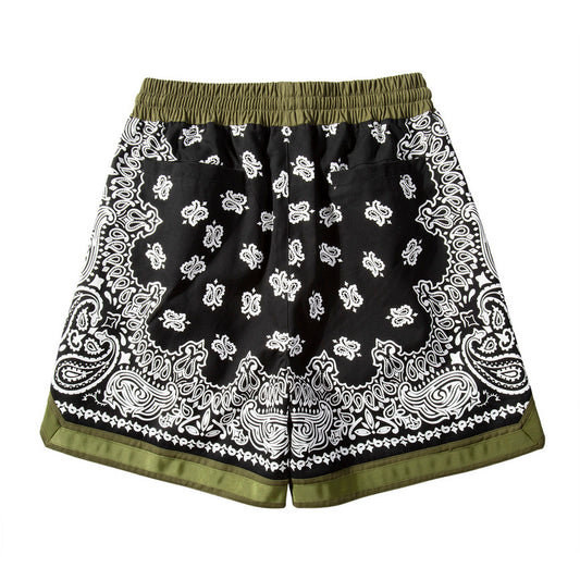 Green Bandana Shorts