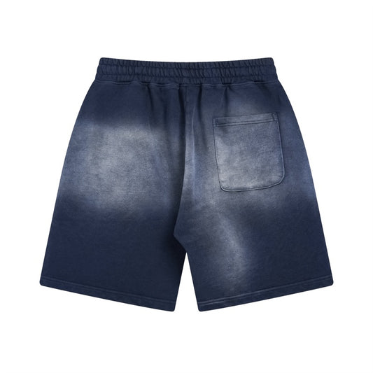 Washed Blue Jogger Shorts