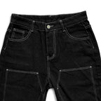 Twin Pockets Baggy Jeans