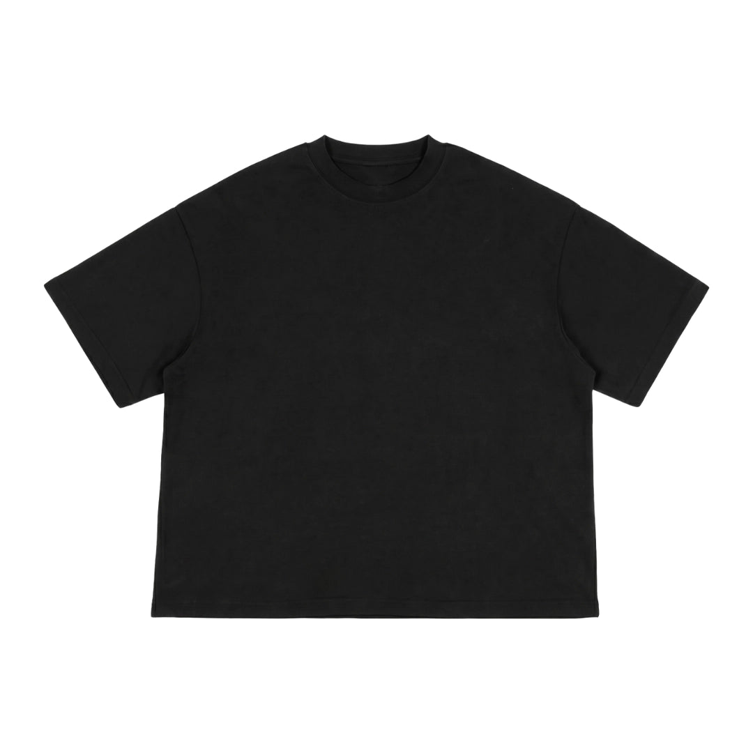 Black Boxy Fit T-shirt