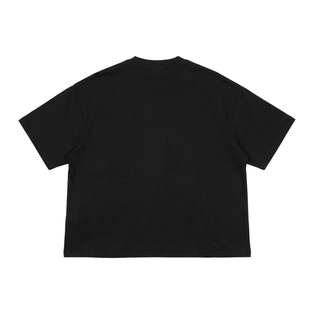 Black Boxy Fit T-shirt