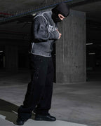 Black Rivet Baggy Jeans